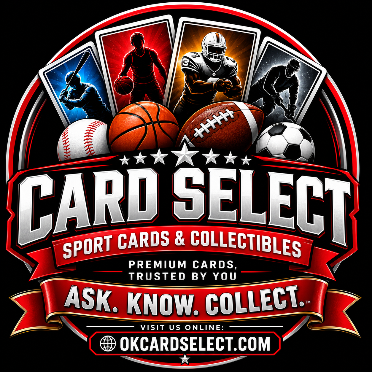 OKCardSelect — Ask. Know. Collect.